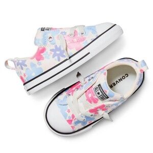Converse Kids Sneakers - Pink and Blue Floral